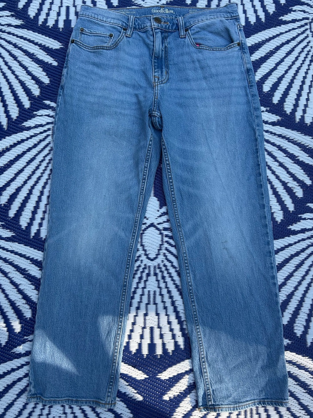 🌺Goodfellow & Co Light Blue Wash Relaxed Total Flex Men's Jeans 30x30